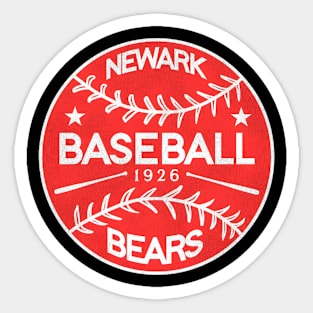 Newark Bears Baseball Team Sticker